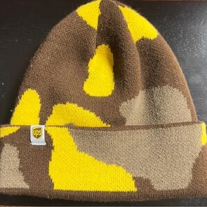 UPS Camo Beanie - Yellow and Brown